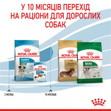 Роуал Canin Mini Puppy (Рояв Канін Міні Паппі) сухий корм для цуценят маленьких порід 4 кілограмів.