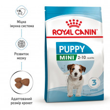 Роуал Canin Mini Puppy (Рояв Канін Міні Паппі) сухий корм для цуценят маленьких порід 4 кілограмів.