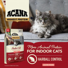 Acana Highest Protein Indoor Cat Recipe (Акана Хайест) сухой корм беззерновой для взрослых домашних котов 1.8 кг.