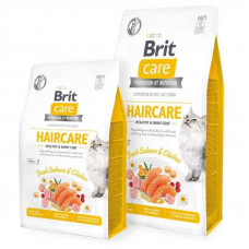 Brit Care Cat Grain Free Haircare (Брит Кеа Галкеа) сухий беззерновий корм для котів з довгою вовною 2 кг.