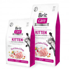 Brit Care Grain Free Kitten Здоров'я Growth And Development (Брит Кеа Кіттен) сухий беззерновий корм для котят 7 кг.