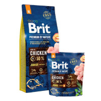 Brit Premium by Nature JUNIOR М (Брит Премиум Нечурал Джуниор М) корм для щенков средних пород от 1 мес. 15 кг.