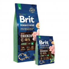 Brit Premium by Nature JUNIOR XL (Брит Преміум Джуніор) корм для цуценят гігантських порід від 1 до 30 міс.