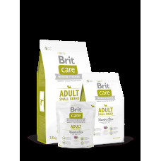 Brit Care Adult Small Breed Lamb Rice (Брит Кеа Едалт Смол Брид) сухий корм для собак до 10 кг у разі алергії