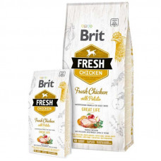 Brit Fresh Chicken With Pototo Adult (Брит Фреш Курка і Картопель Едал) сухий корм для дорослих собак 12 кг.