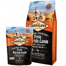 Carnilove Fresh Ostrich Lamb Small Breed Dogs (Кареніл Страус Ягня Смалл Брид) корм для собак дрібних порід 6 кг.