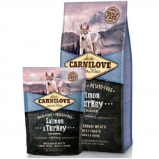 Carnilove Salmon & Turkey for Puppies (Карнилав Лосось Индейка Паппи) корм для щенков беззерновой