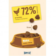 Happy Cat Minkas Hairball Control (Хеппі Кет Мінкас Гербал) корм для котів з пташкою від кочків вовни в ЖКТ 10 кг.