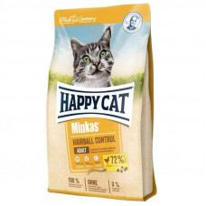 Happy Cat Minkas Hairball Control (Хеппі Кет Мінкас Гербал) корм для котів з пташкою від кочків вовни в ЖКТ 10 кг.