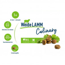 Happy Cat Culinary Weide - Lamm Adult (Хеппі Кет Кулінарі Вейд Лам) сухий корм для дорослих котів з ягням 10 кг.