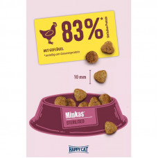 Happy Cat Minkas Sterilised (Хеппі Кет Мінкас Стерилізед) сухий корм для стерильних котів 10 кілограмів.