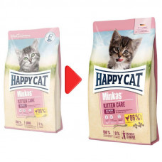 Happy Cat Minkas Kitten Care (Хеппі Кет Мінкас Кіттен Кеа) сухий корм для котят від 4 тижнів 10 кілограмів.