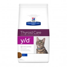 Hills Prescription Diet Feline Y/D (Хілс ПД Філайн ю/д) корм для котів у разі гіпертиреозу щитоподібної залози