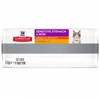 Hills SP Feline Adult 1+ Sensitive Stomach Skin Chicken (Хіллс CП Філайн Едалт Сенсетив Стомак Скін) для кішок 7 кг
