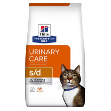 Hills Prescription Diet Feline s/d Chicken (Хіллс ПД Філайн с/д Курица) для котів від струвітних каменів 3 кг