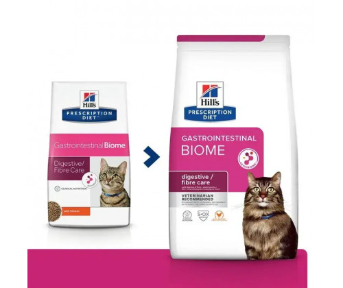 Hills Prescription Diet Feline Gastrointestinal Biome (Хиллс ПД Гастроинтестинал Биом) для котов для ЖКТ 8 кг