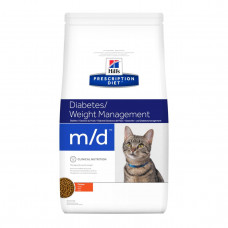 Hills Prescription Diet Feline m/d Chicken (Хіллс ПД Філайн м/д) для котів при цукровому діабеті і ожиріння 1.5 кг