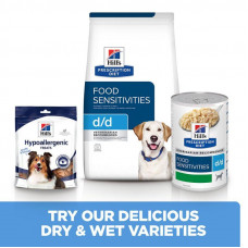 Hills Prescription Diet Canine d/d Dog Food Duck and Rice (Хілс ПД Канін д/д Дог Фуд) для собак у разі алергії