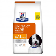 Hills Prescription Diet Canine c/d Multicare (Хіллс ПД Канін з/д) - корм для собак профілактика і лікування МКБ 4 кілограм.