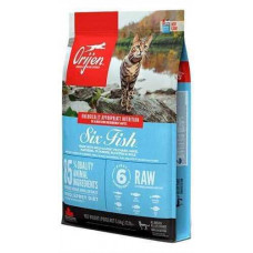 Orijen 6 Fish (Оріджен 6 Фіш) сухий корм для котят і кішок усіх порід 5.4 кг.