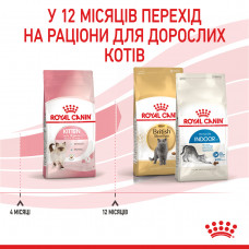 Royal Canin Kitten (Рояв Канін Кіттен) сухий корм для котят під час другої фази росту 2 кг.