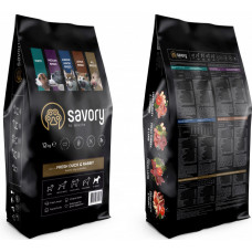 Savory Adult All Breeds Rabbit rich in Duck Fresh Meat (Сейворі Едалт Ол Бридз Кролик і Утка) корм для собак