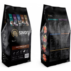 Savory Large Breed Turkey With Lamb (Сейворі Лардж Брид Індейка і Ягня) корм для собак великих порід