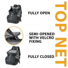 Рюкзак-переноска для маленьких собак и котов Ferplast Voyager Backpack (Ферпласт Вояжер Бекпек) 29 x 21 x h 36 cм - 350, Черный