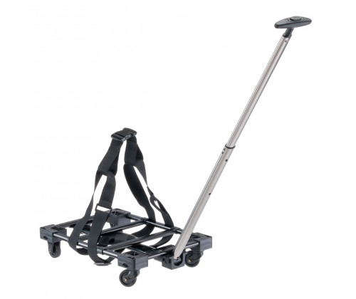 Тележка с ручкой и ремнями для переносок собак и кошек Ferplast Pet Carrier Trolley (Ферпласт Пет Троллей)