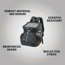 Рюкзак-переноска для маленьких собак и котов Ferplast Voyager Backpack (Ферпласт Вояжер Бекпек) 29 x 21 x h 36 cм - 350, Черный