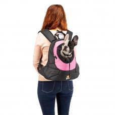 Рюкзак-переноска для маленьких собак Ferplast Kangoo (Ферпласт Кангу) 8, Рожевий