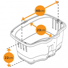 Переноска для крепления на велосипед Ferplast Atlas Bike 20 Rapid (Ферпласт Атлас Байк 20 Рапид) Зеленый