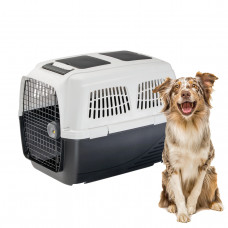 Переноска для собак средних и крупных пород IATA Ferplast Clipper Plus (Ферпласт Клиппер Плюс) 82 x 57 x h 60 cм - 5