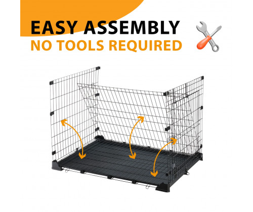 Клетка для собак и щенков Ferplast Dog Zone (Ферпласт Дог Зона) 61.5х91.5х61 см - 90 Клетка для собак и щенков Ferplast Dog Zone (Ферпласт Дог Зона) 61.5х91.5х61 см - 90