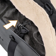 Сумка-переноска для собак Ferplast With-Me Winter (Ферпласт Вотч-Мі Вінтер) Чорний