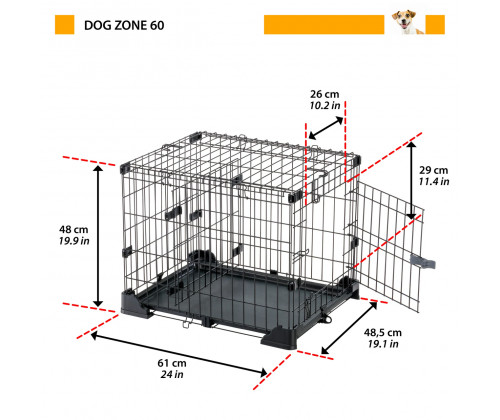Клетка для собак и щенков Ferplast Dog Zone (Ферпласт Дог Зона) Клетка для собак и щенков Ferplast Dog Zone (Ферпласт Дог Зона)