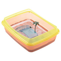 Пластиковая чаша - бассейн для черепах Ferplast Tortugas (Ферпласт Тортугас) Помаранчевий