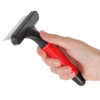 Гребінець 1-рядний з обертовими зубцями для собак і кішок Ferplast GRO 5872 (Ферпласт ГРО 5872)