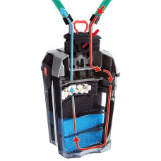 Внешний фильтр с насосом для аквариума до 500 литров Ferplast Bluextreme 1500 (Ферпласт Блуекстрим 1500)