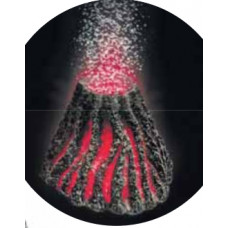 Декорація вулкан з аератором та підсвічуванням для акваріума Ferplast Kit Box Volcano Show (Ферпласт Кайт Бокс)