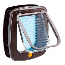 Дверцята врізана для собак і котів Ferplast Swing 9 (Ферпласт Свінг 9) Коричневий