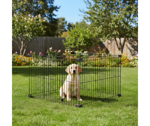 Отряд-манеж для собак и щенков Ferplast Dog Fence (Ферпласт Дог Фенс) 126.6 х 126.54 х 87.4 см - Н90 Отряд-манеж для собак и щенков Ferplast Dog Fence (Ферпласт Дог Фенс) 126.6 х 126.54 х 87.4 см - Н90