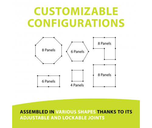 Отряд-манеж для собак и щенков Ferplast Dog Fence (Ферпласт Дог Фенс) 215.8 х 215.8 х 60.7 см - Н60 х 8 Отряд-манеж для собак и щенков Ferplast Dog Fence (Ферпласт Дог Фенс) 215.8 х 215.8 х 60.7 см - Н60 х 8