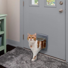 Дверка врезная для собак и кошек Ferplast Swing 1 (Ферпласт Свинг 1) Серый