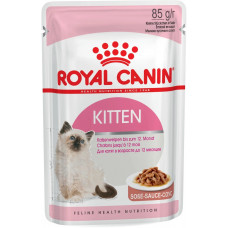 Royal Canin Kitten Gravy (Роял Канін Кіттен шматочки в соусі) вологий корм для кошенят до 12 місяців 0.085 кг. х 12 шт.