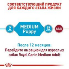 Роуал Canin Medium Puppy (Роял Канін Медіум Паппі) вологий корм для цуценят середнього породу 2 - 10 місяців 0,140 кг.