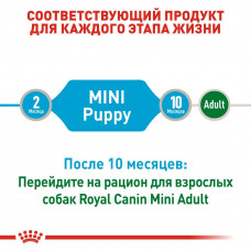Ryal Canin Mini Puppy (Рояв Канін Міні Паппі) вологий корм для цуценят дрібних порід до 10 місяців 0,085 кг.