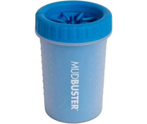 Лаподойка для собак Dexas Mud Buster (Дексас Мад Бустер) M (висота 15 см, діаметр 10 см, об'єм 170 мл.) Голубий