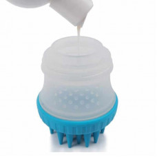 Масажна щітка для купання собак з резервуаром для шампуню Dexas Scrub buster (Дексас Скраб Бустер)