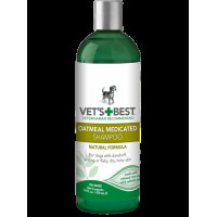 Vet`s Best Oatmeal Med Shampoo (Ветс Бест Оатмеал Мед) терапевтический шампунь для собак на основе овса